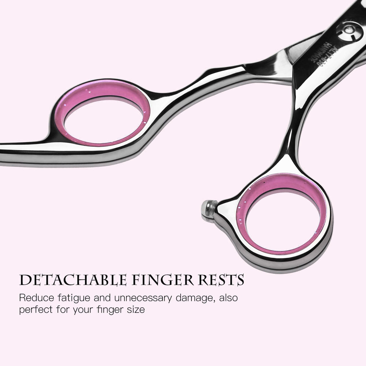 ULG hair scissors and thinning shears side view