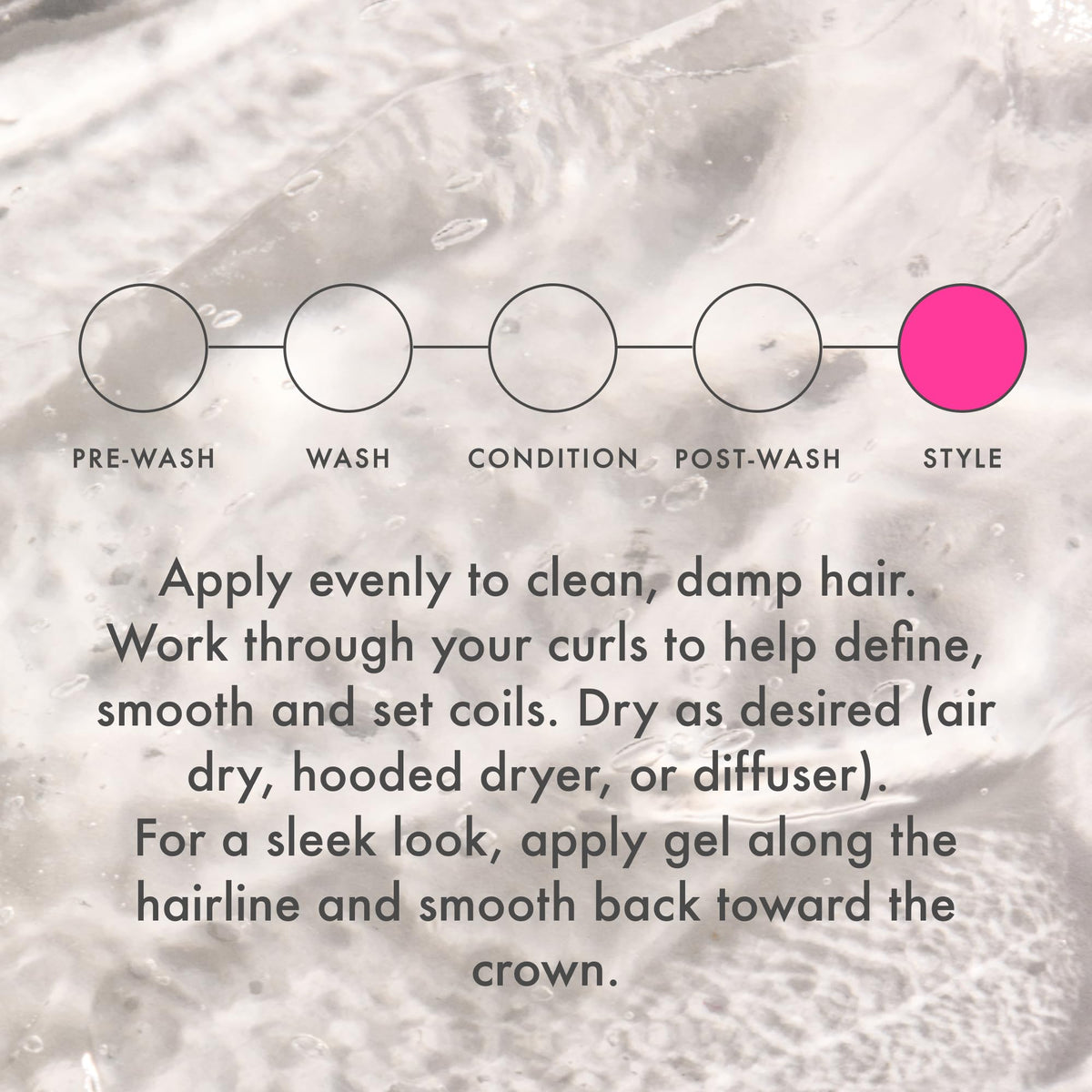 Umberto Giannini Banana Jelly Styling Gel texture close-up