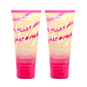 Umberto Giannini Curl Jelly 450g front view with vanilla scent label