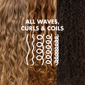 Umberto Giannini Curl Jelly 450g with product application on hair