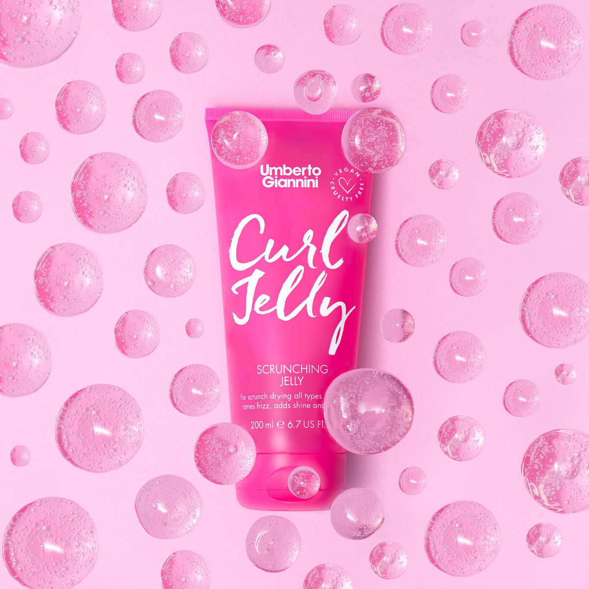Umberto Giannini Curl Jelly 6.7 fl Oz with application