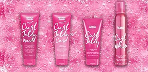 Umberto Giannini Curl Whip Mousse 200ml with curls styled