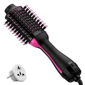 Umeely Dual Voltage Hair Dryer Brush front view