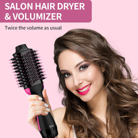 Umeely Hair Dryer Brush side view highlighting bristles