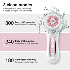 Umickoo Electric Facial Cleansing Brush close-up of control button