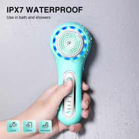 Umickoo Electric Facial Cleansing Brush showing 2-way rotating feature
