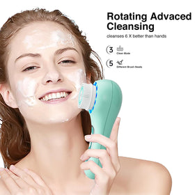 Umickoo Electric Facial Cleansing Brush with charging cable
