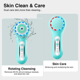 Umickoo Electric Facial Cleansing Brush with interchangeable heads