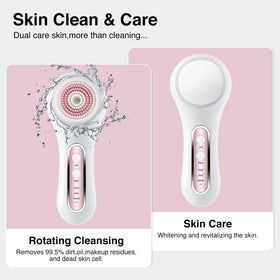 Umickoo Electric Facial Cleansing Brush with soft silicone head