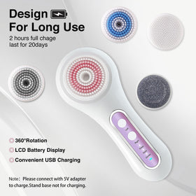 Umickoo Facial Cleansing Brush in a bathroom setting