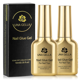 UNA GELLA 6-in-1 Gel Nail Glue 10ml front view