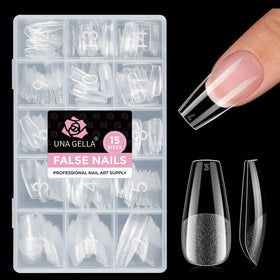 UNA GELLA Coffin Gel Nail Tips 300PCS front view