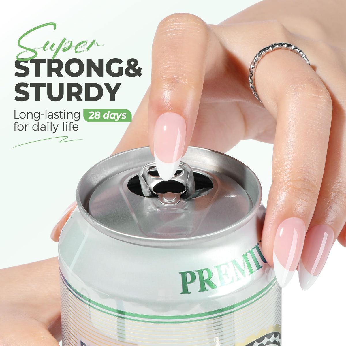 UNA GELLA Gel Nail Glue in use during a manicure
