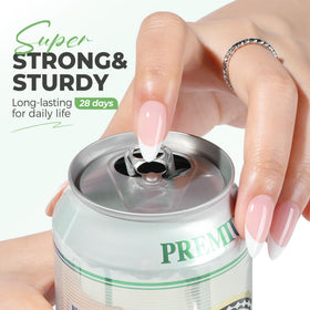 UNA GELLA Gel Nail Glue in use during a manicure