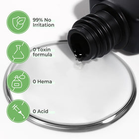 UNA GELLA Gel Nail Glue showing gel consistency