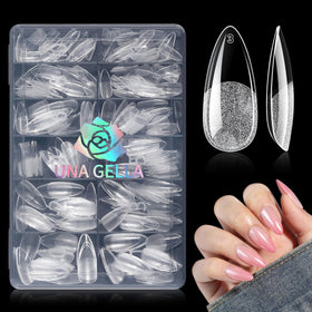 UNA GELLA Medium Almond Nail Tips 240PCS front view