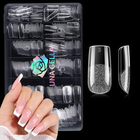 UNA GELLA Medium Square Nail Tips 240PCS front view