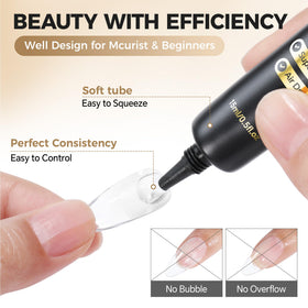UNA GELLA Nail Glue Gel 15g used on toenails