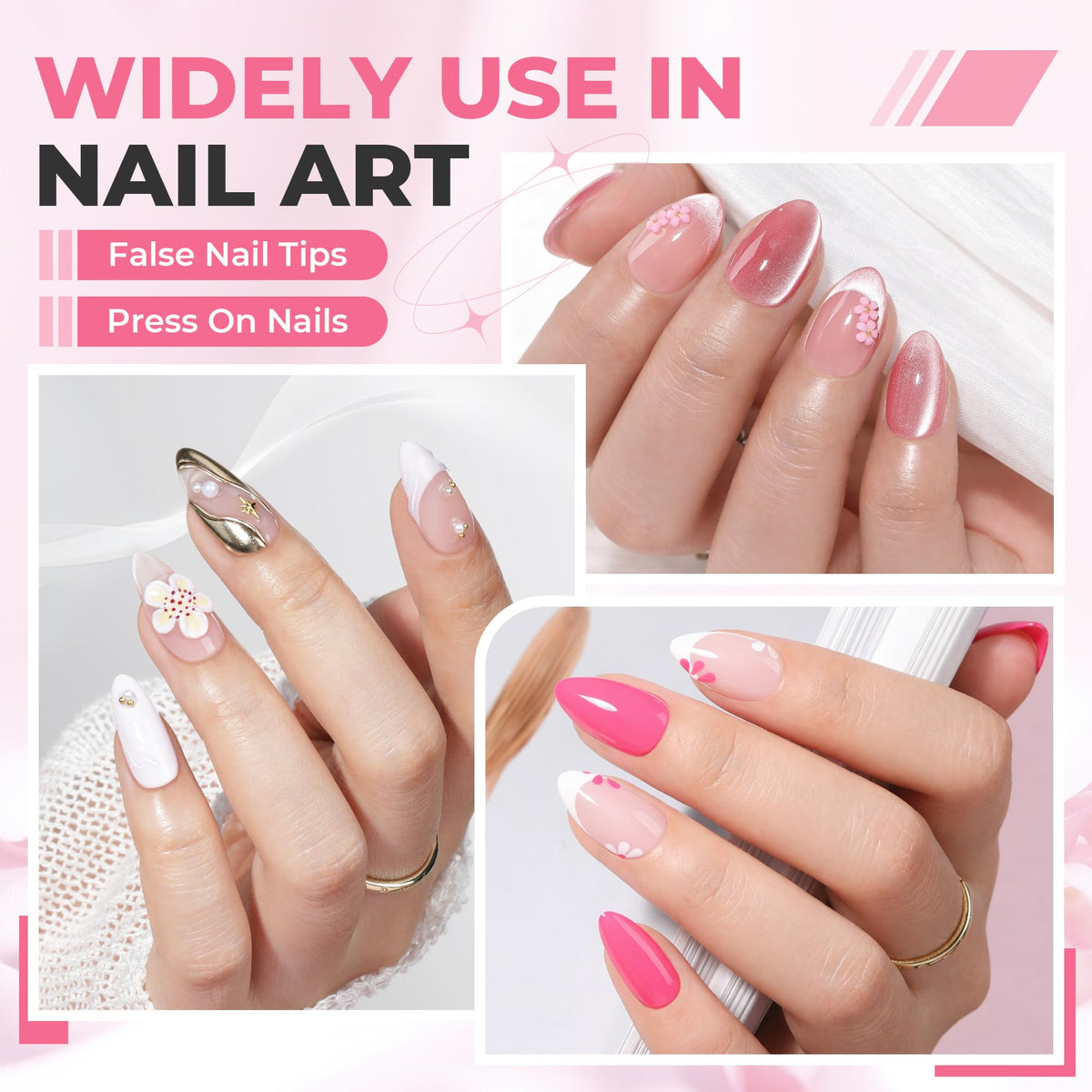 UNA GELLA nail glue squeeze bottle close-up