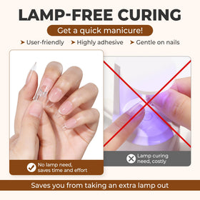 UNA GELLA nail glue squeeze-tube design