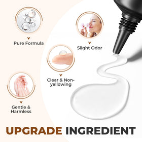 UNA GELLA nail glue used on clear nail tips