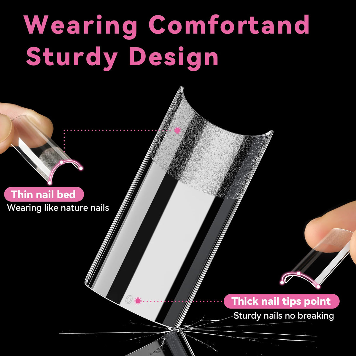 UNA GELLA nail tips in packaging