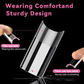 UNA GELLA nail tips in packaging