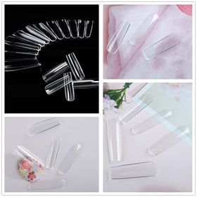 UNA GELLA nail tips with clear size markings