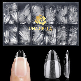 UNA GELLA Short Almond Nail Tips 240PCS front view