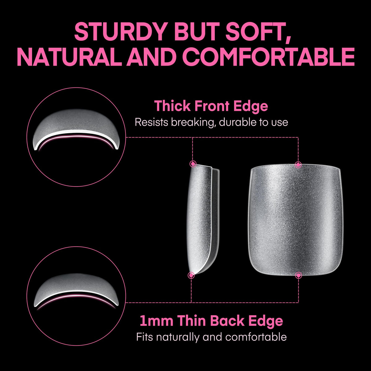 UNA GELLA Toe Nail Tips in a beauty setup