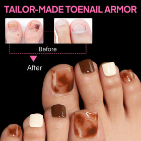 UNA GELLA Toe Nail Tips in various sizes