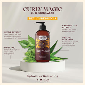 Uncle Funky's Daughter Curly Magic 32 OZ Gel side view