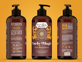 Uncle Funky's Daughter Curly Magic Stimulator 18 oz side view
