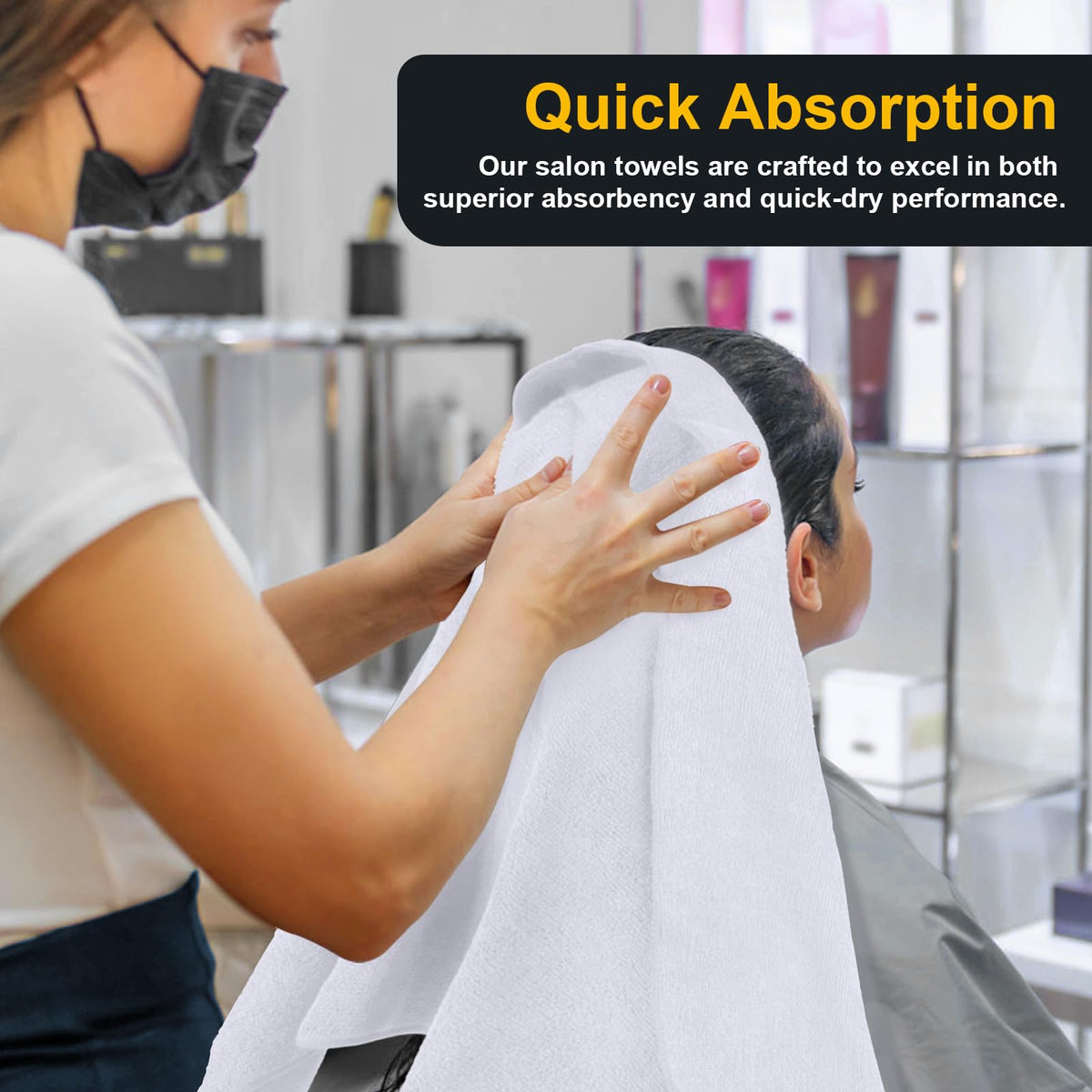 UNIMADE Salon Towels machine washable care instructions