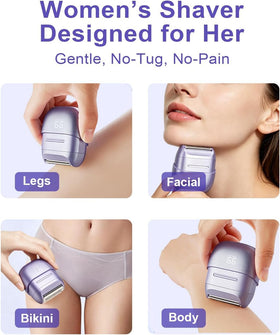 unimiko Electric Shaver for Women, back view