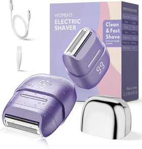 unimiko Electric Shaver for Women, purple front view