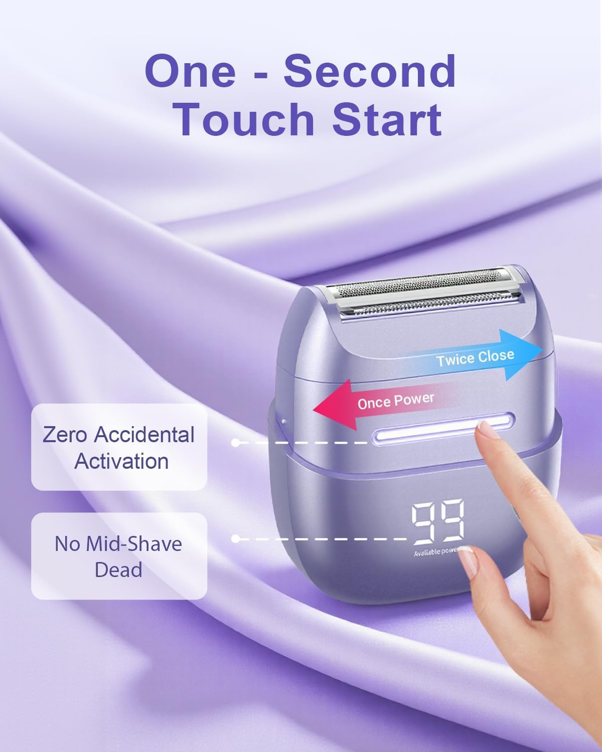 unimiko Electric Shaver for Women, USB charging cable