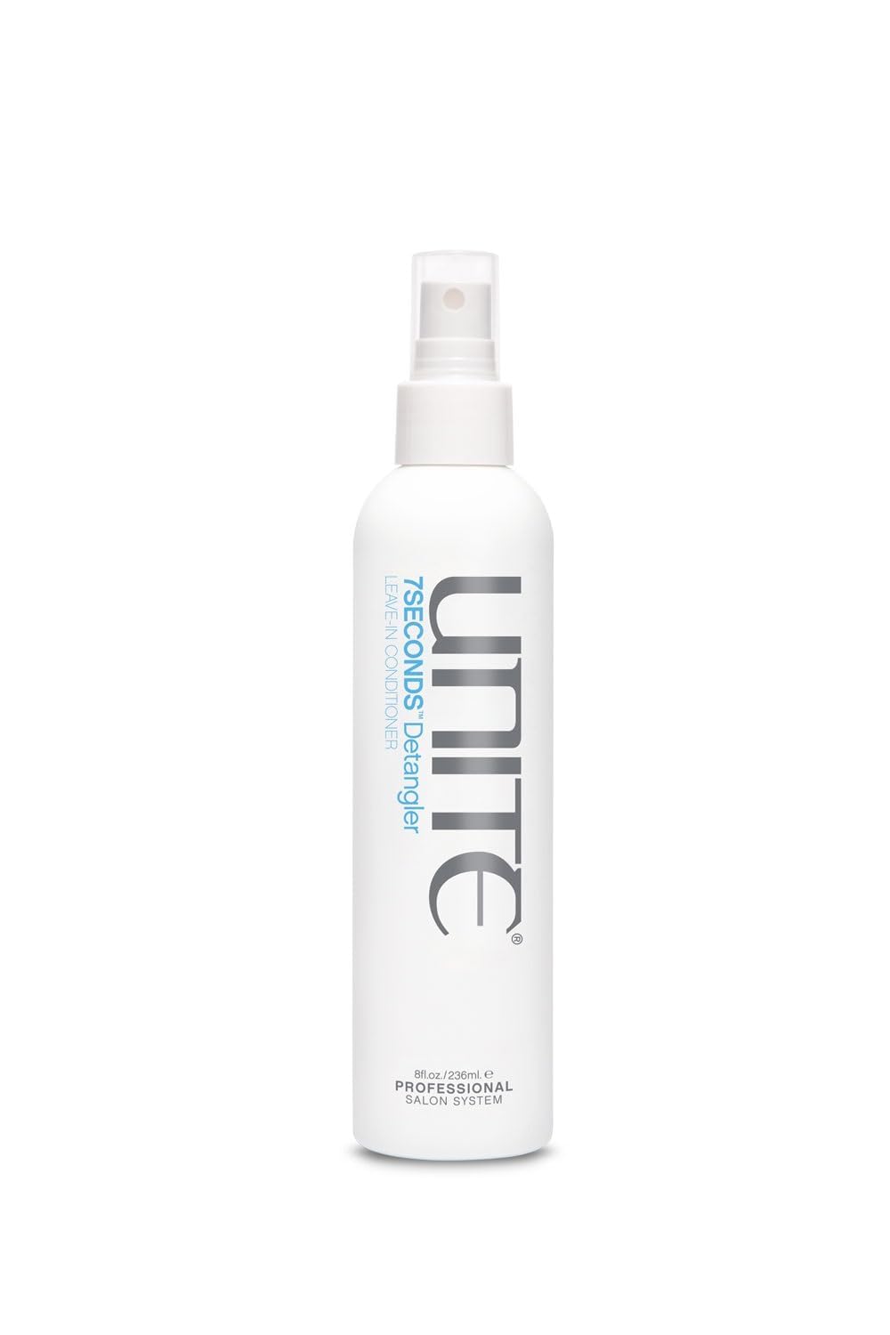 UNITE 7SECONDS Detangler front view with spray nozzle