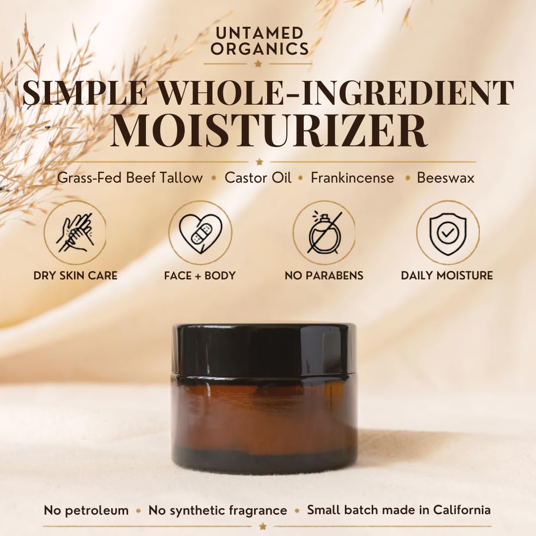 Untamed Organics Beef Tallow Balm ingredients list
