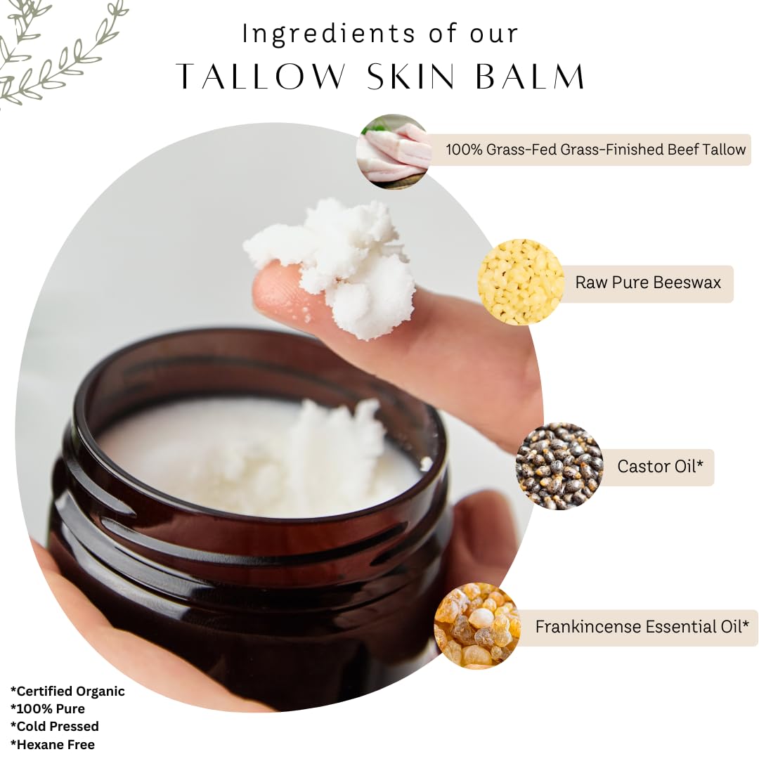 Untamed Organics Beef Tallow Balm packaging
