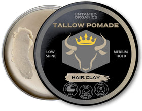 Untamed Organics Tallow Hair Clay 2 FL. oz. front view