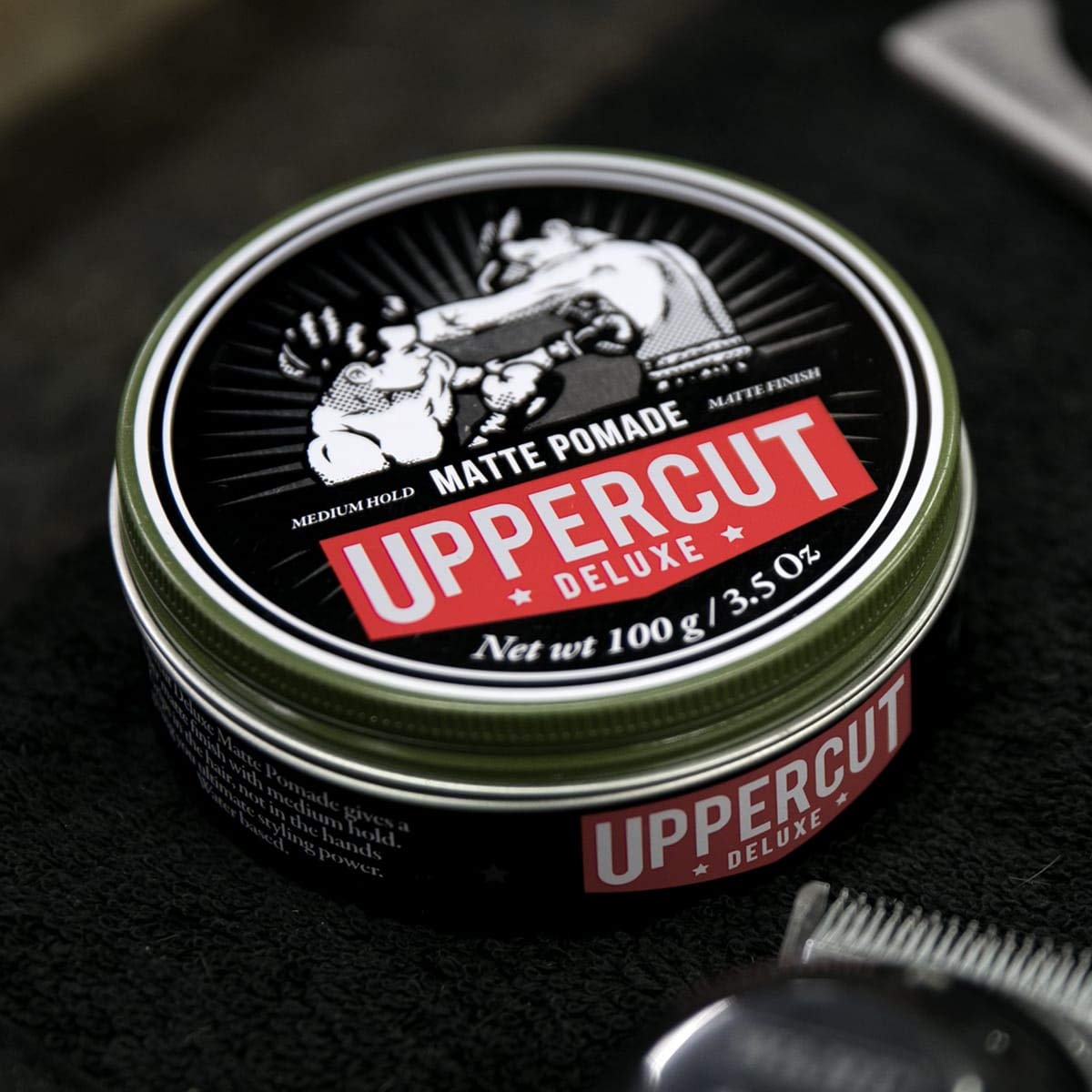UPPERCUT DELUXE Matte Pomade application on short hair
