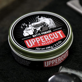 UPPERCUT DELUXE Matte Pomade application on short hair