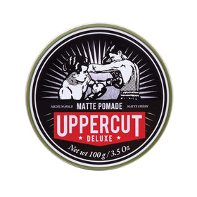 UPPERCUT DELUXE Matte Pomade front view with packaging