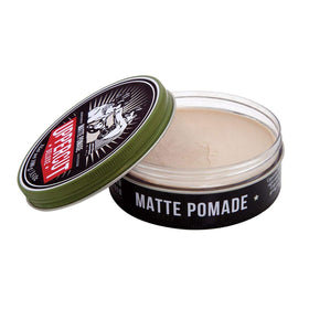UPPERCUT DELUXE Matte Pomade opened showing cream texture