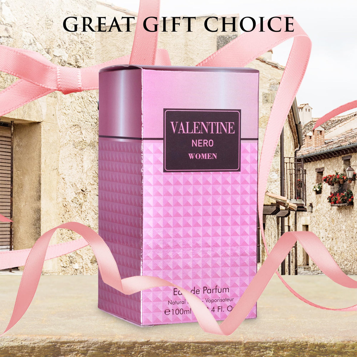 URBAN COLLECTION Valentine Eau de Parfum bottle dimensions