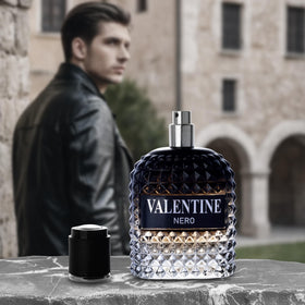 URBAN COLLECTION Valentine Nero cologne bottle close-up