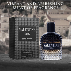 URBAN COLLECTION Valentine Nero cologne top view