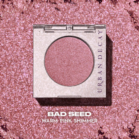URBAN DECAY 24/7 Eyeshadow Bad Seed warm pink shimmer swatch