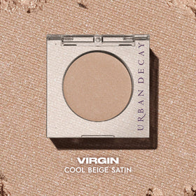 URBAN DECAY 24/7 Eyeshadow Cool Beige Satin Shadow swatch on skin